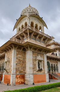 Low angle view of historical building against sky