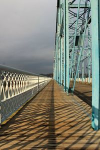 View of bridge over sea against sky