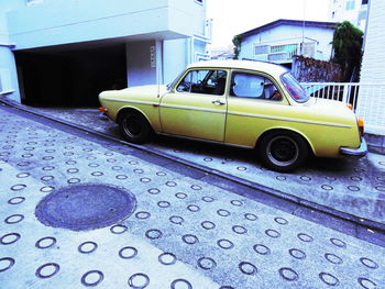 Car on road