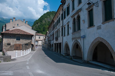 Street amidst buildings in town