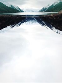 Snow covered landscape