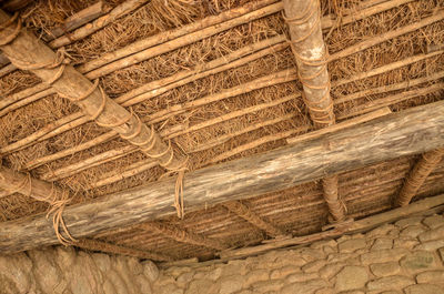 Low angle view of ornate ceiling