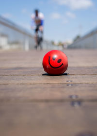 Surface level of wooden floor