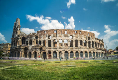 Old ruins against sky