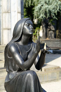 Close-up of buddha statue