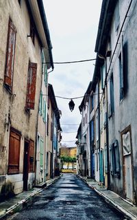 Street amidst buildings in city