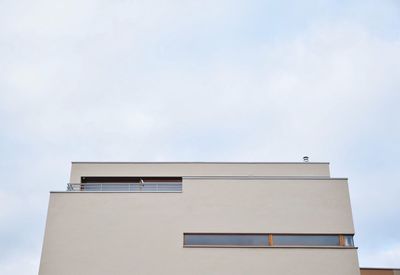 Low angle view of building against sky