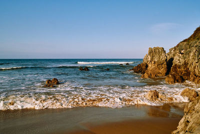 Noja beach  summer view