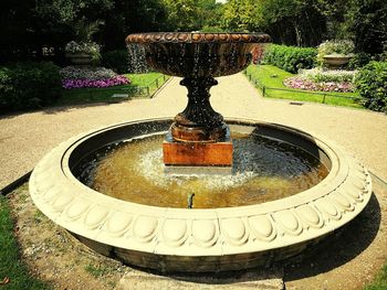 Fountain in park