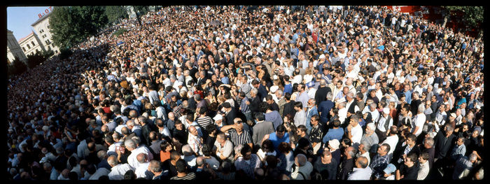 People in stadium