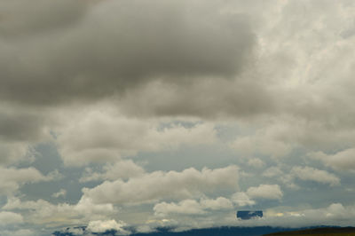 Low angle view of clouds in sky