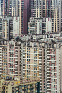 Full frame shot of modern buildings in city