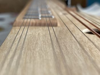 Full frame shot of wood instrument