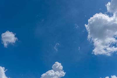 Low angle view of clouds in sky