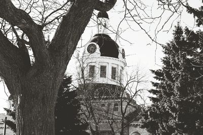 Low angle view of church against sky