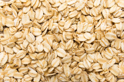 Full frame shot of oats flakes