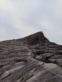 Scenic view of rocky mountains against sky
