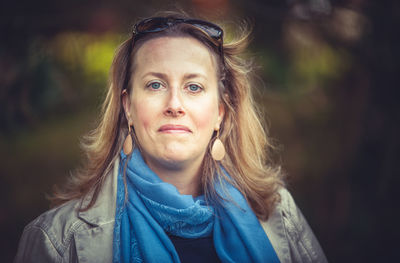 Portrait of beautiful woman