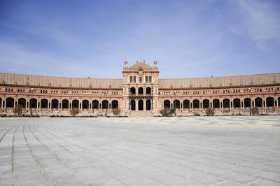 Facade of historical building