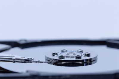 Close-up of machine part