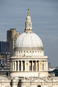 View of building against sky in city