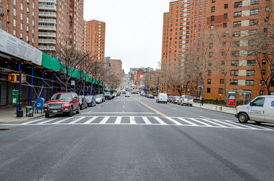 View of city street