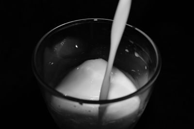 Close-up of drink in glass