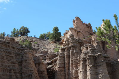 Sandstone formations at castle rock campground by fremont indian state park in central utah.