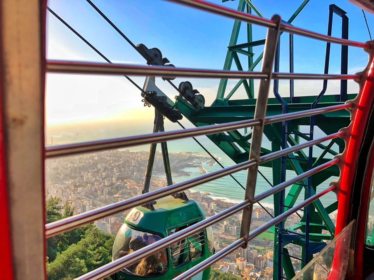 LOW ANGLE VIEW OF MAN WORKING AT CONSTRUCTION SITE