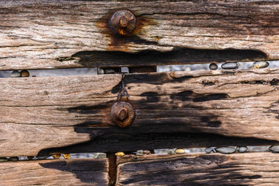 Full frame shot of wooden planks