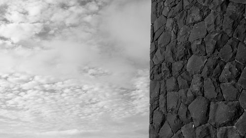 Low angle view of building against sky