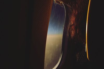Close-up of water against sky