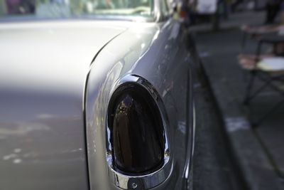 Close-up of vintage car