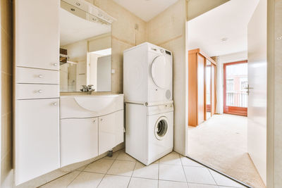 Interior of bathroom