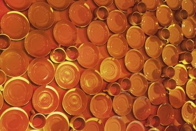 Full frame shot of glasses