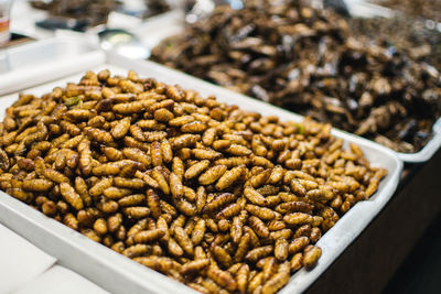 Close-up of food for sale in market