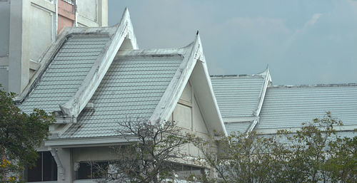 Low angle view of building against sky