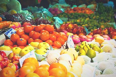 Full frame shot of food for sale