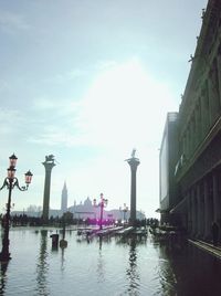 River with buildings in background