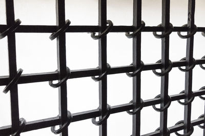 Full frame shot of metal structure