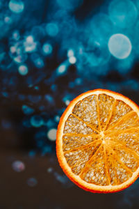 Close-up of orange slice