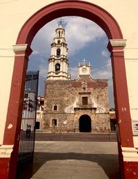 View of bell tower against sky