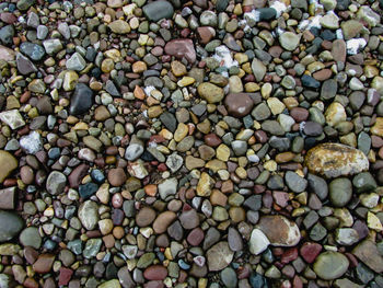 Full frame shot of pebbles