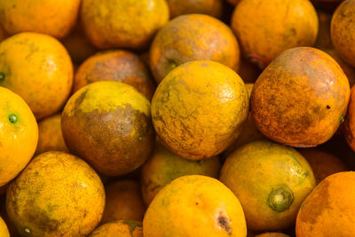 Full frame shot of fruits for sale at market stall