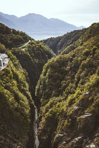 Scenic view of mountains