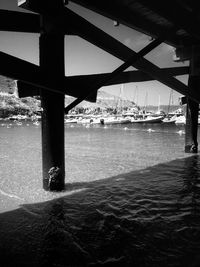 Built structure in water