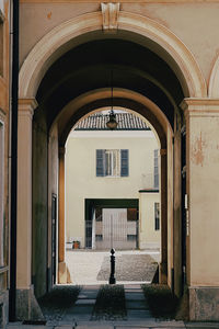 Interior of historic building