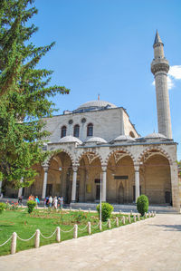 Low angle view of historical building against sky