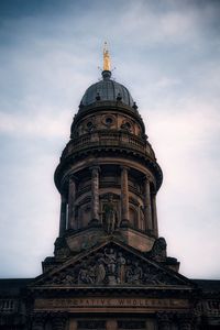 Low angle view of church against sky