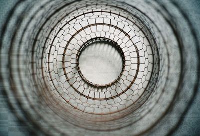 Full frame shot of spiral staircase